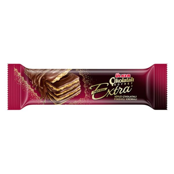 Çikolatalı Gofret Extra Sütlü Fındıklı 45 Gr