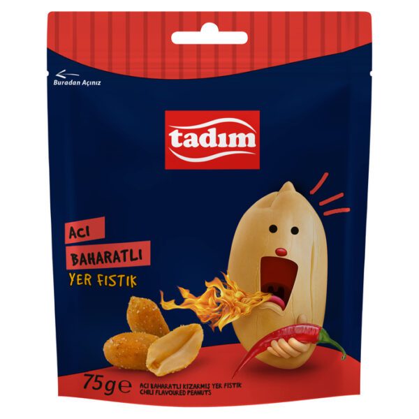 Acı Baharatlı Yer Fıstık 75 Gr