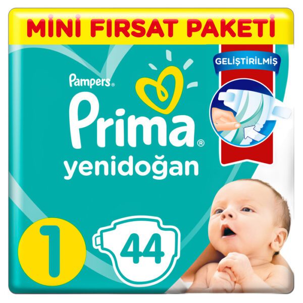 Bebek Bezi Aktif Bebek Standart Paket 44'lu 1 No