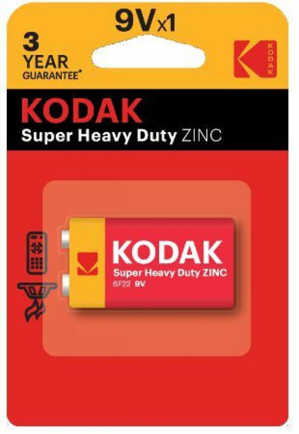 Kodak Ağır Hizmet Yeşil 6F22-9V-E