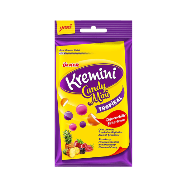 Ülker Kremini Candy Mini Tropikal Meyve Şekeri (30 g)