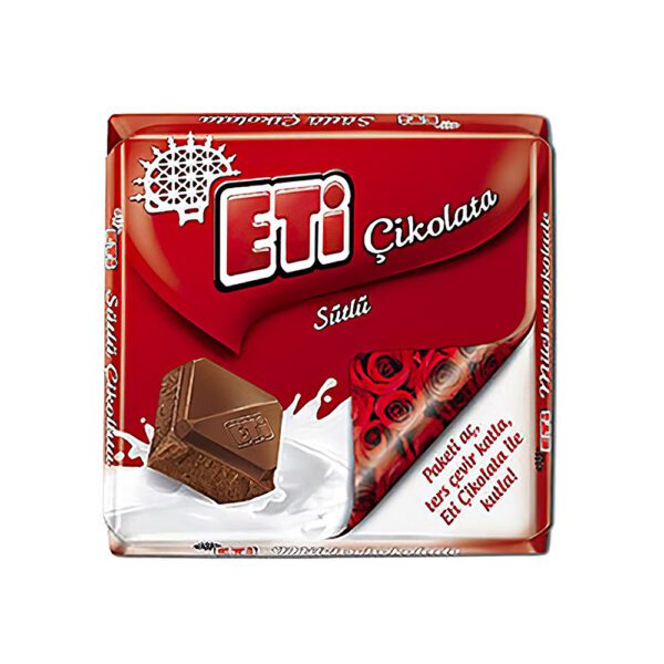 Eti Sütlü Kare Çikolata (65 g)