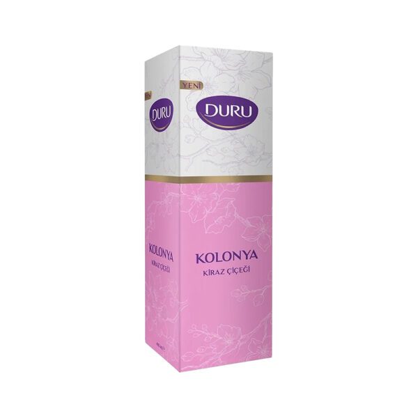 Duru Cam Şişe Kiraz Çiçeği Kolonya (200 ml)