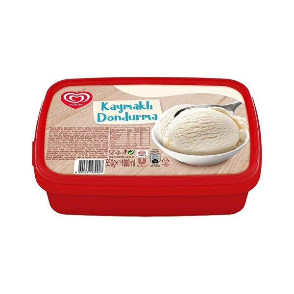 Algida Kaymaklı Dondurma (1 L)